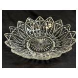 (L) Vintage 1960s Federal Glass Petal Pattern
