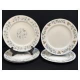 (L) 5 Assorted Plates As Pictured-2 Vintage Fine