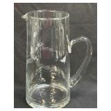 (L) Dale Moore Vintage Clear Glass Pitcher with