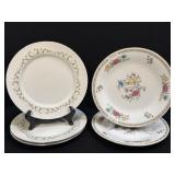 (L) 5 Assorted Plates As Pictured-2 Liling Fine