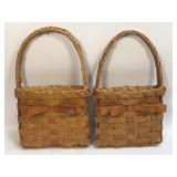 (M) 2 Woven Baskets As Pictured