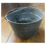 (G) Galvanized Metal Bucket Half Bushel