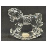 (J) Vintage Rocking Horse Figurine 24% Lead