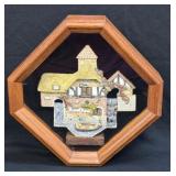 David Winter Cottages Octagonal Wall Hanger