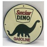 (I) 12ï¿½ Diameter Metal DINO Sinclair Gasoline