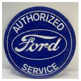 (I) 12ï¿½ Diameter Metal Ford Sign