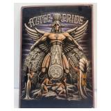 (I) 12ï¿½ x 17ï¿½ Metal Aztec Pride Sign