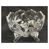 (L) Vintage Mikasa Crystal Bowl Garden Terrace