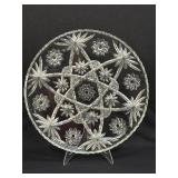 (L) Vintage Anchor Hocking Prescut Torte Plate ï¿½