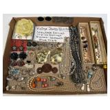 (H) 50 PCs Vintage Jewelry-Screwback Earrings,