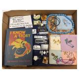 (H) 4 Signed Brooches: Best Teacher, School Bus,