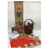 (J) Assorted Christmas Decorations As Pictured