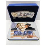 (J) Bush & Kerry 2004 Presidential Election Knife