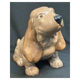 (K) Chalk Basset Hound Figurine