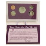 (I) United States Proof Set 1993