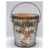 (J) Valleydale Pure Lard , Salem Va. 8 Pound