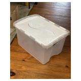 (FL)  48 Quart Sterilite Tote with Lid as Pictured