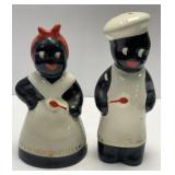 (J) Black Memorabilia Salt & Pepper Shakers