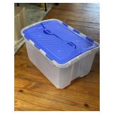 (FL)  48 Quart Sterilite Tote with Lid as Pictured