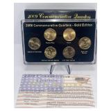 2009 Commemorative Quarters Set ï¿½Gold Editionï¿½