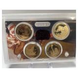 Unites States Mint Coins (4) Sacagawea Dollars &