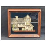 (K) David Winter Cottages Rectangular Wall Hanger