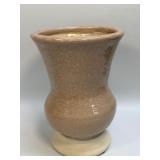 (K) Vintage Ceramic Base With A Textured Speckled