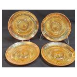 (I) 4 pc Jeannette "Anniversary" Pattern Marigold