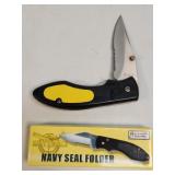 (I) Knife- Barracuda Navy Seal Folder with Box