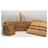 (M) 3 Assorted Baskets As Pictured