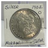 1902-O Silver Morgan Dollar