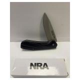 (H) NRA Lock Blade Knife New in Box