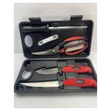 (H) Browning Knife Scissors & Sharpening Steel in