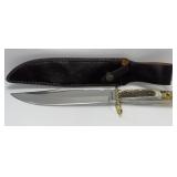 (H) Trophy Stag Fixed Blade Hunting Knife with