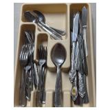 (D) Drawer Organizer and Utensils As Pictured