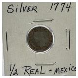 Silver 1774 Half Real - Mexico