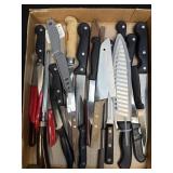 (J) Several Assorted Knives As Pictured