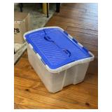 (FL)  48 Quart Sterilite Tote with Lid as Pictured