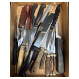 (J) Several Assorted Knives As Pictured