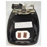 (I) ï¿½Lesneyï¿½ England Rolls Royce Trinket Box Or