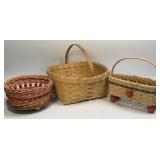 (M) 3 Assorted Baskets As Pictured