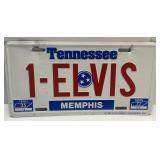(I) Front Tag Elvis Metal Tennessee 1987