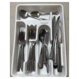 (D) Drawer Organizer and Utensils As Pictured