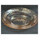 (M) FEDERAL GLASS CO. SHARON CABBAGE ROSE PINK