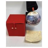 (J) HALLMARK Keepsake 1975 CURRIER AND IVES Satin