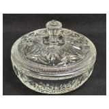 (M) Vintage Avon Glass Candy Dish, Trinket Dish,