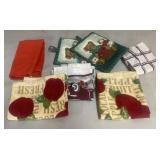 (J)  Kitchen Towels and Pot Holders