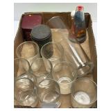 (J) Tray Lot of Assorted Cocktail Glasses,