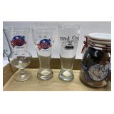 (J) This Tray lot Consists of 3 Pilsner Beer