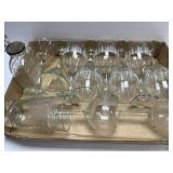 (J) Tray Lot Containing Biltmore Wine Glasses,